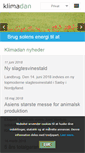 Mobile Screenshot of klimadan.dk