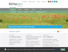 Tablet Screenshot of klimadan.dk